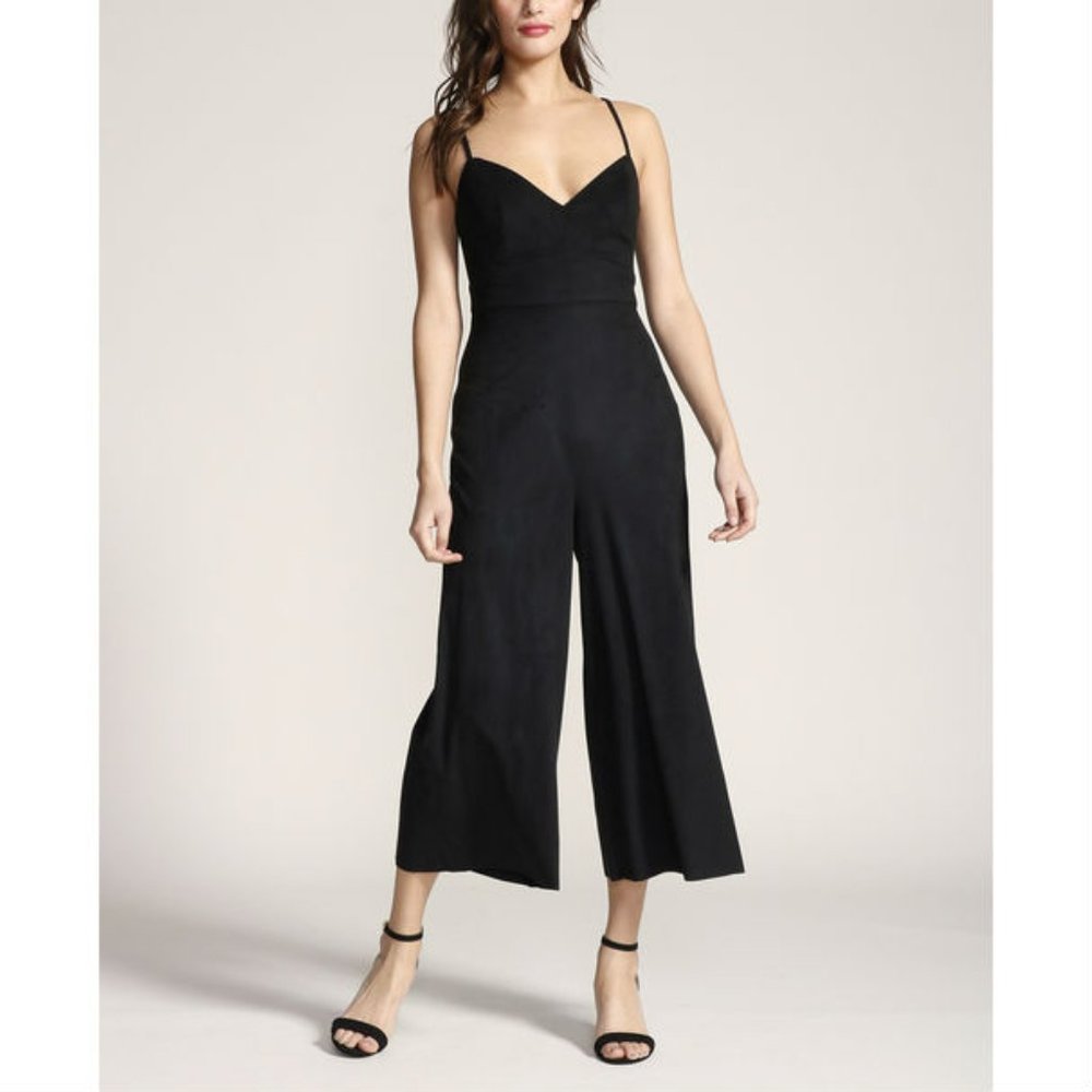 BB Dakota Jack Total Package faux suede Jumpsuit